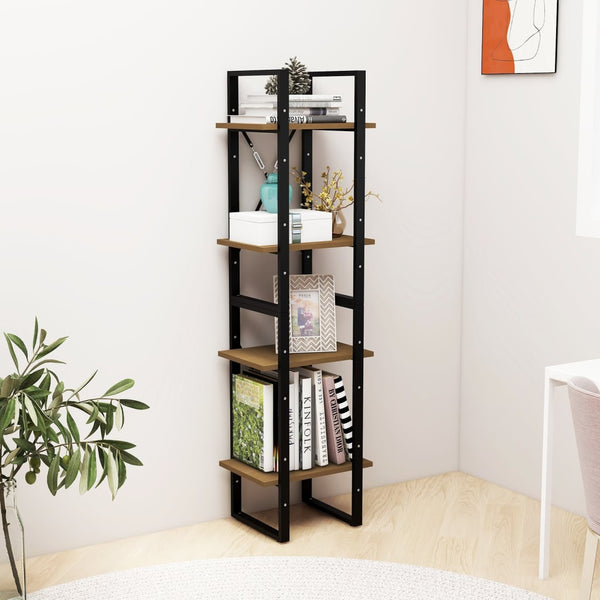Massivholz Bücherregal Kiefer, 4 Fächer