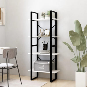 Weißes Bücherregal mit 4 Böden
