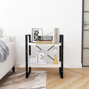 Weißes Bücherregal Kiefer Massivholz 80x70cm