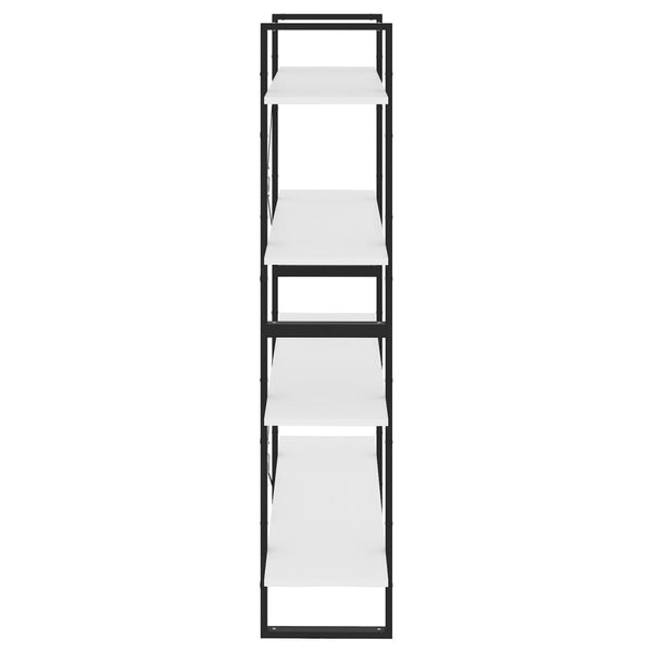 Weißes Bücherregal mit 4 Fächern