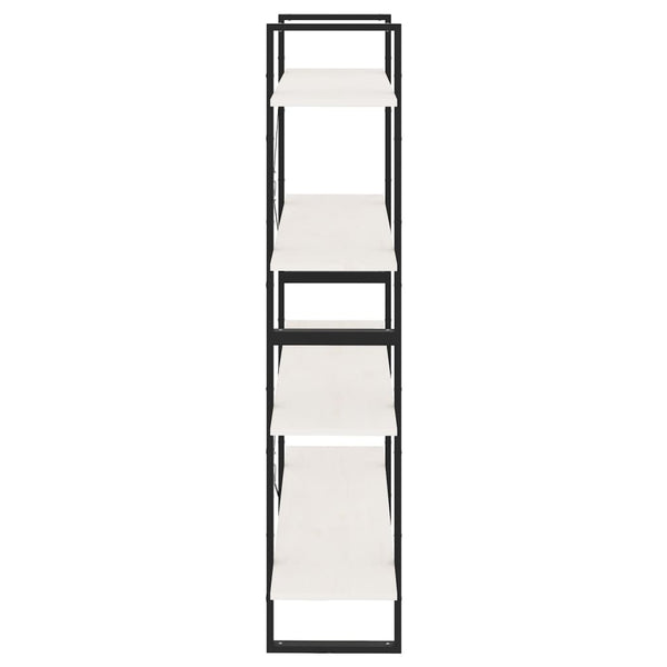 Weißes Bücherregal Kiefer Massivholz 100x140cm