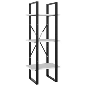 Bücherregal Weiß 40x30x105 cm
