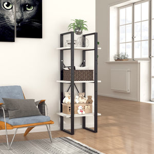 Bücherregal Weiß 40x30x105 cm