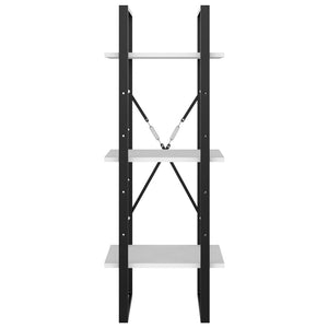 Bücherregal Weiß 40x30x105 cm