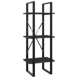 Graues Bücherregal mit 3 Fächern