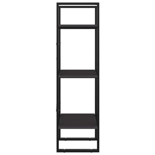 Graues Bücherregal mit 3 Fächern