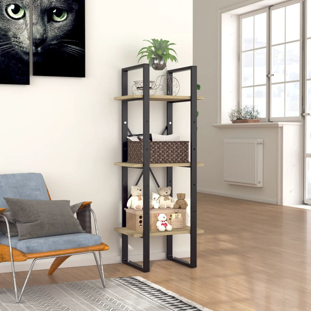 Bücherregal Sonoma Eiche, 3 Fächer