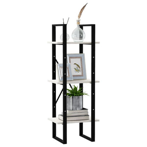 Weißes Bücherregal Kiefer Massivholz 105cm