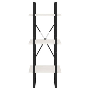 Weißes Bücherregal Kiefer Massivholz 105cm