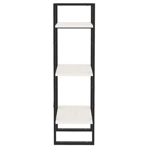 Weißes Bücherregal Kiefer Massivholz 105cm