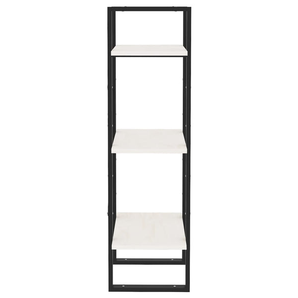 Weißes Bücherregal Kiefer Massivholz 105cm
