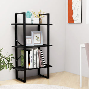 Schwarzes Lagerregal 60x30x105 cm