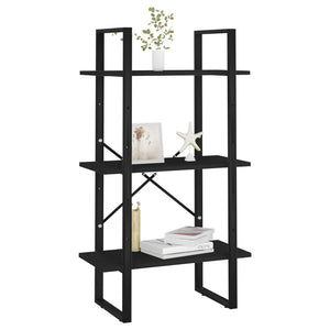 Schwarzes Lagerregal 60x30x105 cm
