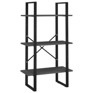 Graues Lagerregal 60x30x105 cm