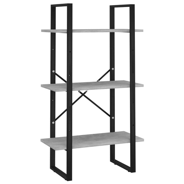 Betongraues Lagerregal 60x30x105 cm