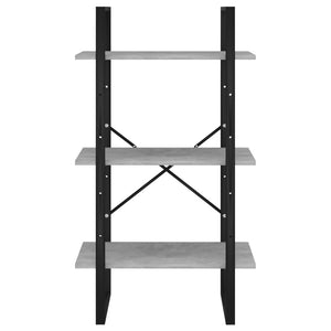 Betongraues Lagerregal 60x30x105 cm