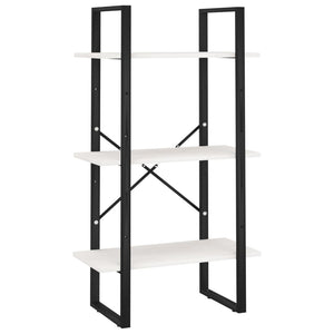 Weißes Kiefer Massivholz Standregal 60x30x105cm
