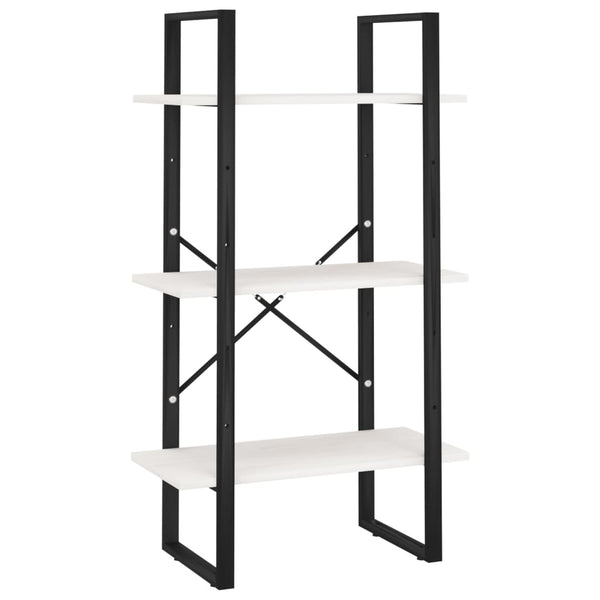 Weißes Kiefer Massivholz Standregal 60x30x105cm
