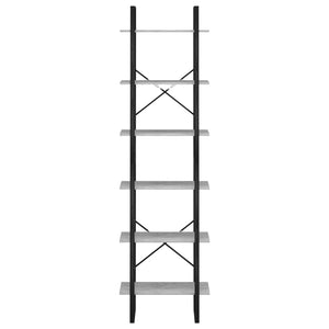 Betongraues Lagerregal 60x30x210 cm