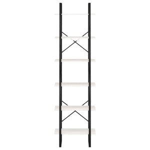 Weißes Lagerregal Kiefer Massivholz 60x30x210 cm