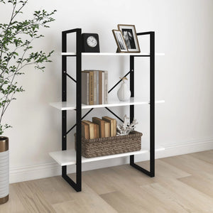 Bücherregal Weiß 80x30x105 cm