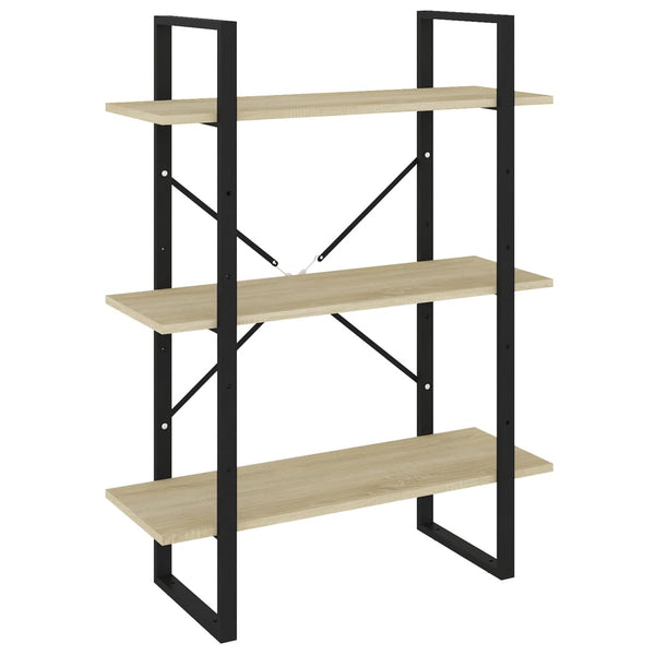 Bücherregal Sonoma Eiche, 80 cm