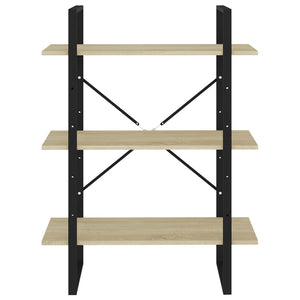 Bücherregal Sonoma Eiche, 80 cm