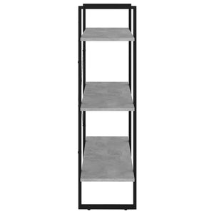 Betongraues Bücherregal 80x105 cm