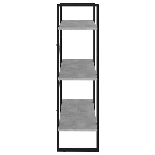 Betongraues Bücherregal 80x105 cm