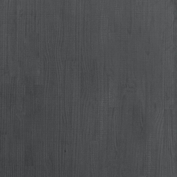 Graues Kiefer Massivholz Bücherregal