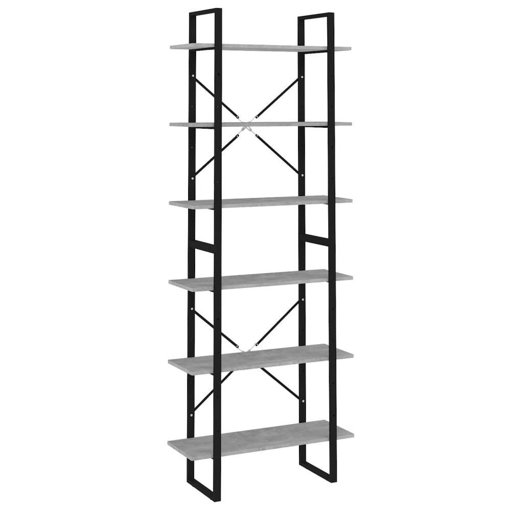 Hochschrank Betongrau 80x30x210 cm