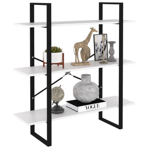Weißes Bücherregal 100x30x105 cm