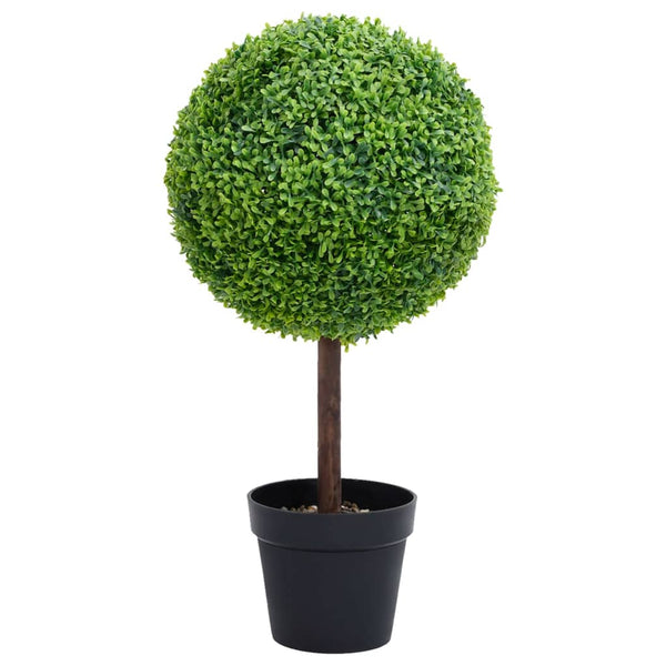 Künstlicher Buchsbaum Kugel mit Topf 71cm