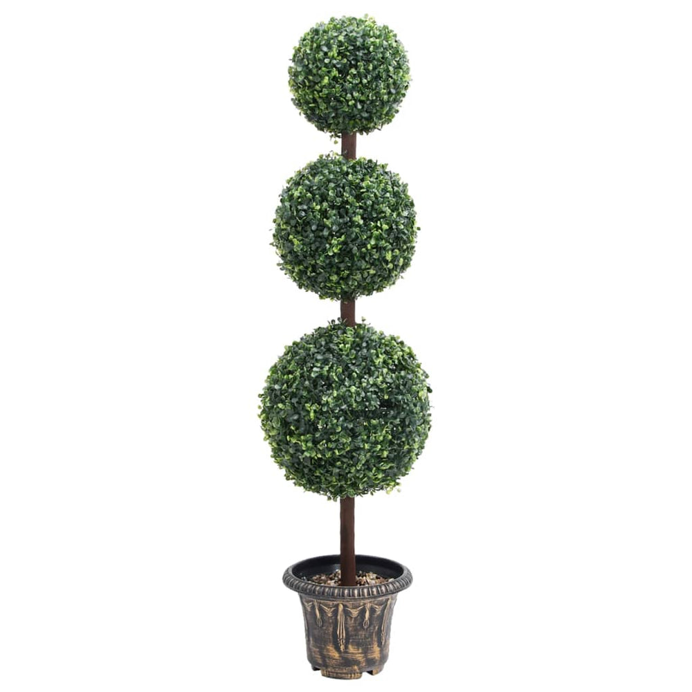 Künstlicher Buchsbaum Kugel mit Topf 118cm