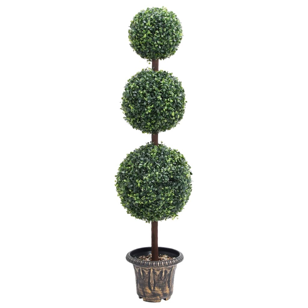 Künstlicher Buchsbaum Kugel mit Topf 118cm