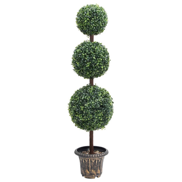 Künstlicher Buchsbaum Kugel mit Topf 118cm