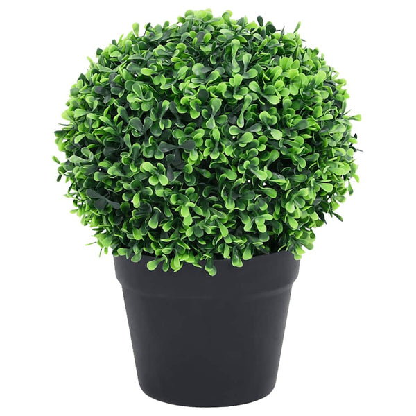 Künstliche Buchsbäume Kugelform 37cm - 2er Set