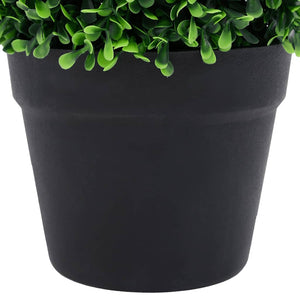 Künstliche Buchsbäume Kugelform 37cm - 2er Set