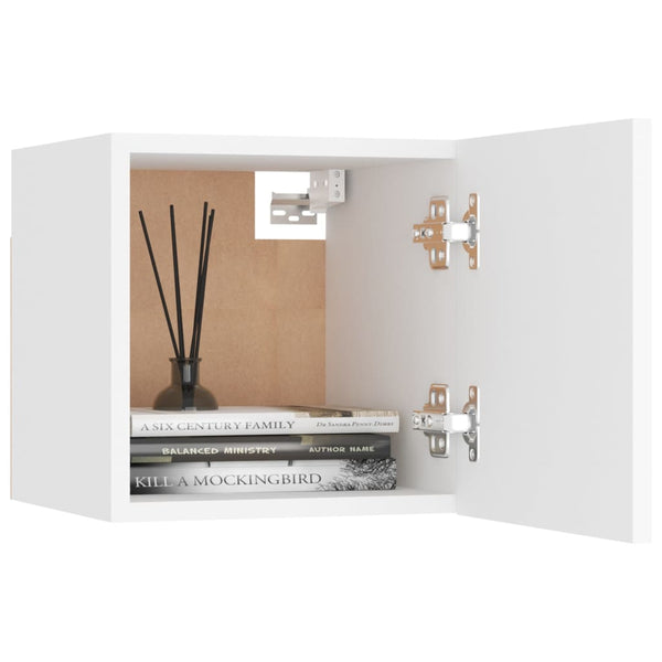 8-tlg. TV-Schrank-Set Weiß Holzwerkstoff
