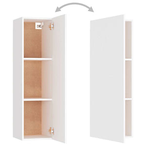 8-tlg. TV-Schrank-Set Weiß Holzwerkstoff