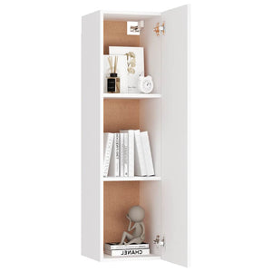 6-tlg. TV-Schrank-Set Weiß Holzwerkstoff
