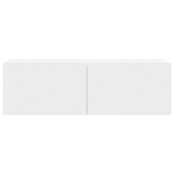 4-tlg. TV-Schrank-Set Weiß Holzwerkstoff
