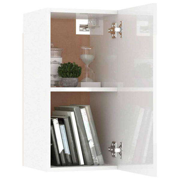 8-tlg. TV-Schrank-Set Weiß Holzwerkstoff