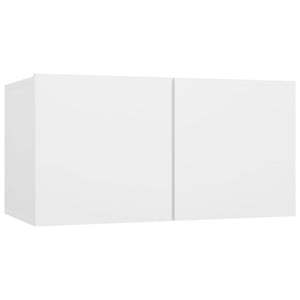 8-tlg. TV-Schrank-Set Weiß Holzwerkstoff