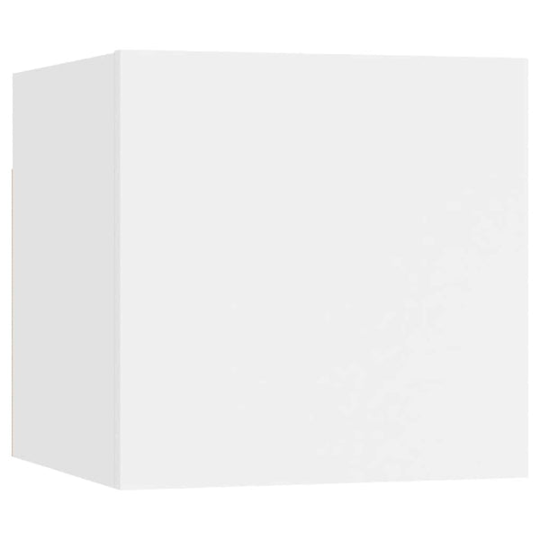 8-tlg. TV-Schrank-Set Weiß Holzwerkstoff