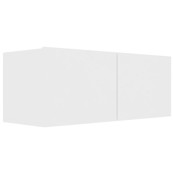 2-tlg. TV-Schrank-Set Weiß Holzwerkstoff