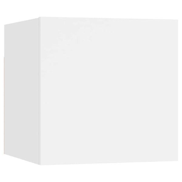 7-tlg. TV-Schrank-Set Weiß Holzwerkstoff
