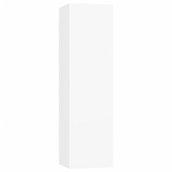 7-tlg. TV-Schrank-Set Weiß Holzwerkstoff