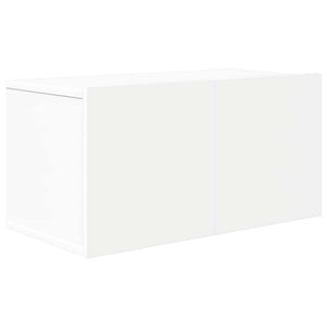 10-tlg. TV-Schrank-Set Weiß Holzwerkstoff