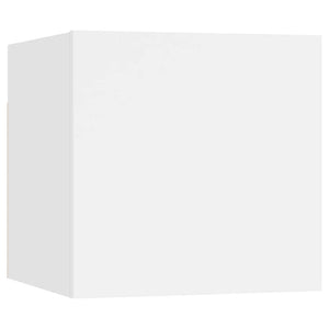 10-tlg. TV-Schrank-Set Weiß Holzwerkstoff